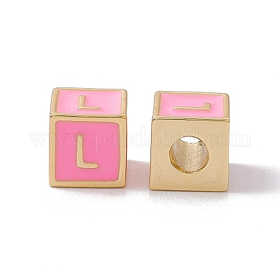 Стойки покрытие латунь эмаль бисер KK-B060-04G-05L-1