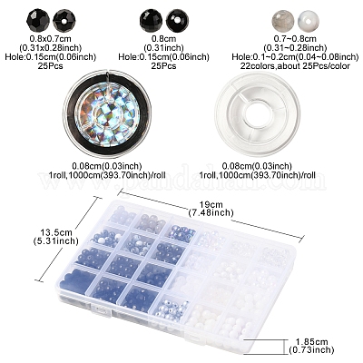 Набор для изготовления браслета из бисера своими руками DIY-YW0006-23-1