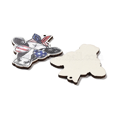 Большие деревянные подвески WOOD-D028-01K-1