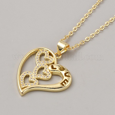 Комплект украшений из латуни с фианитами SJEW-F223-03-1