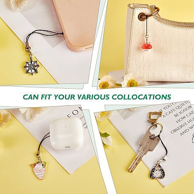 Подвеска из сплава эмали в виде сердца и кошки HJEW-SW00040-1