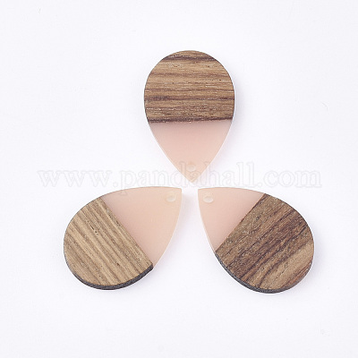 Подвески из смолы и ореха&nbsp;RESI-T035-08E-1