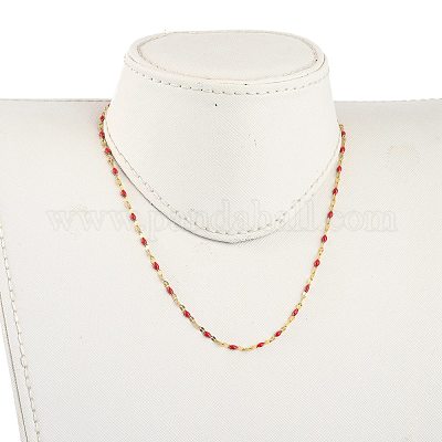 Ожерелья из звеньевой цепи из нержавеющей стали 304 NJEW-JN03084-06-1