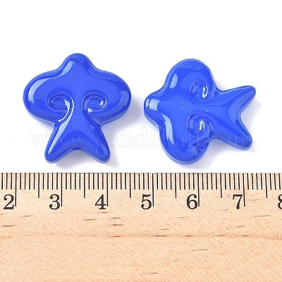 Выпечка окрашенные стеклянные бусины LAMP-D303-05D-1