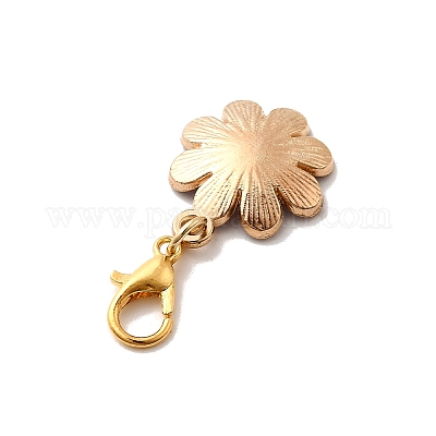 Подвесные украшения из сплава эмали HJEW-JM04325-1