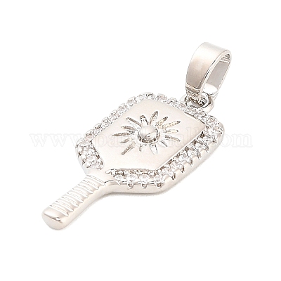 Латунные микро проложить кубического циркония подвески KK-H527-32P-1