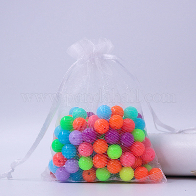 Прямоугольные сумки из органзы на шнурке CON-PW0001-054D-01-1