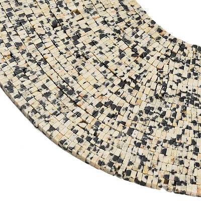 Natur Dalmatiner Jaspis Perlen Stränge&nbsp;GG-CBA2498-C09-01-1