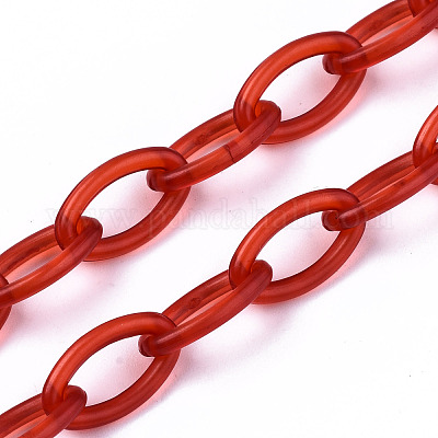 Catene portacavi in plastica abs trasparente fatte a mano&nbsp;X-KY-S166-001D-1