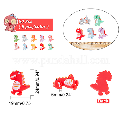 Кабошоны из непрозрачной смолы RESI-AR0001-18-1