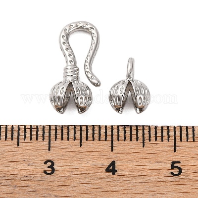 Латуни крюка и S-крючок застежки KK-K381-22P-1