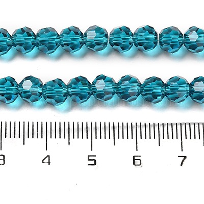 Прозрачные стеклянные бусины EGLA-A035-T6mm-D12-1