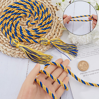 Веревка чести выпускной полиэстер AJEW-WH0314-317B-1