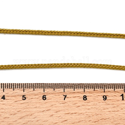 Изготовление ожерелья из плетеного нейлонового шнура толщиной 2.5 мм FIND-G095-01G-16-1