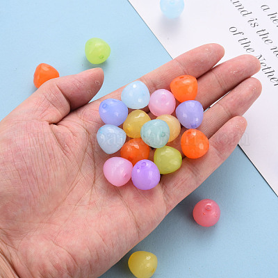 Прозрачные акриловые бусины&nbsp;MACR-S373-10E-1