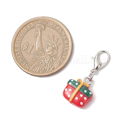 Рождественские подвесные украшения из смолы HJEW-JM04299-1