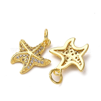 Латунные микро проложить кубического циркония подвески KK-A271-02G-G-1