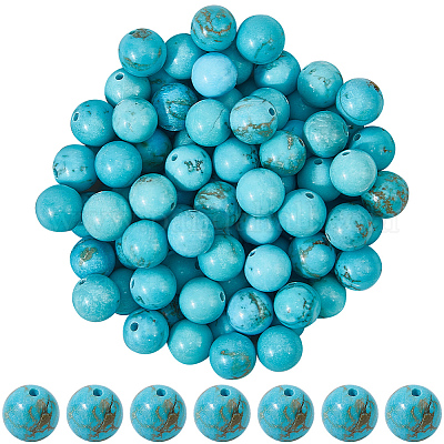 120 шт. нити бусин из натурального магнезита G-PA0001-34-1