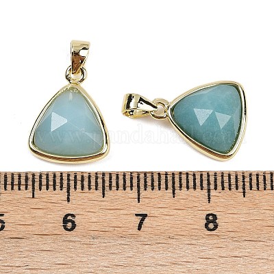 Природные подвески амазонит G-O176L-11G-1