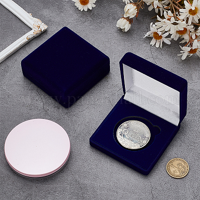 Квадратные футляры для хранения памятных монет из eva CON-WH0201-005B-1