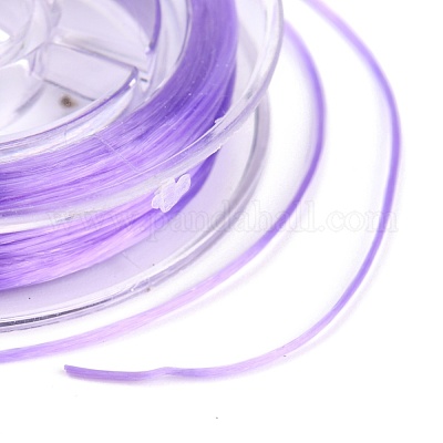 Плоская эластичная эластичная нить с японскими кристаллами EW-Z001-C02-1