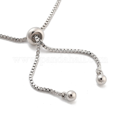 Браслеты-слайдеры из латуни с прозрачным кубическим цирконием и конским глазом BJEW-YWC0002-06B-P-1