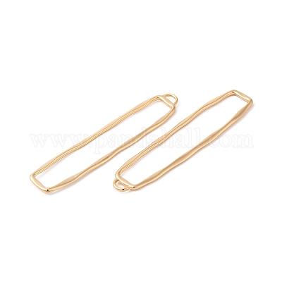 Большие подвески из латуни с открытой спиной KK-O144-29G-1