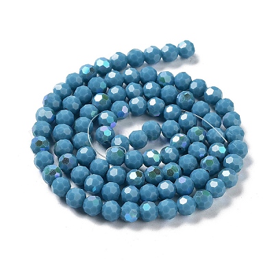 Непрозрачное стекло бисер нитей EGLA-A035-P6mm-L12-1