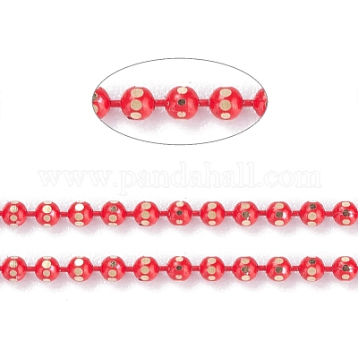 Латунные граненые шариковые цепи CHC-K011-35R-1