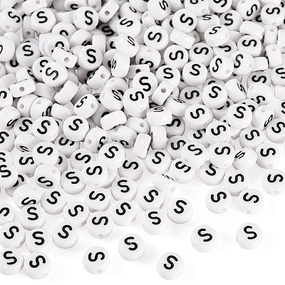 500шт акриловые бусины&nbsp;SACR-TA0001-55S-1