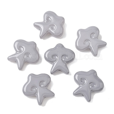 Выпечка окрашенные стеклянные бусины LAMP-D303-05B-1