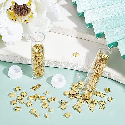 226шт 2 стильные стеклянные бусины SEED-NB0001-56-1