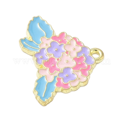 Подвески из эмали и сплава&nbsp;ENAM-P258-02C-G-1