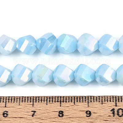 Антикоррозийные гальванические стеклянные бусины GLAA-T025-8mm-14B-1