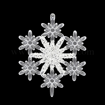 Рождественский акриловый кулон HJEW-B008-02-1