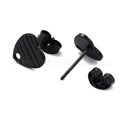 Фурнитура для сережек-гвоздиков из нержавеющей стали 304 STAS-I183-03A-EB-1