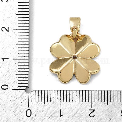 Латунные микро проложить кубического циркония подвески KK-Z123-20G-1