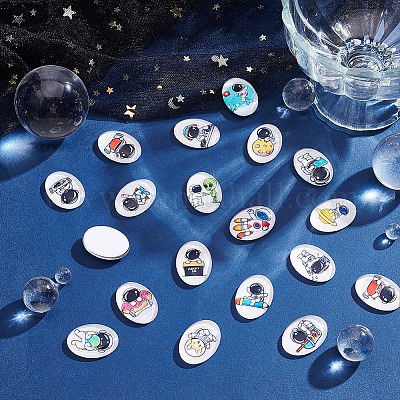 Кабошоны из стекла GLAA-PH0002-26B-1