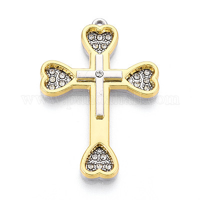 Подвески из сплава и страза PALLOY-N182-10GP-1