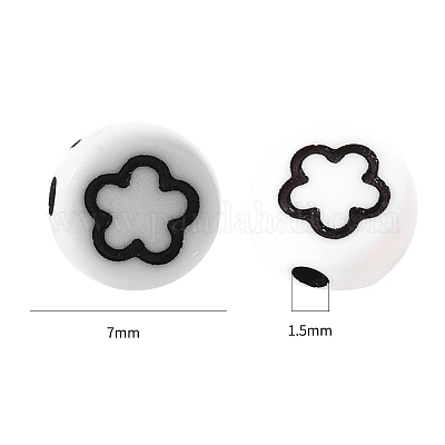 Wholesale Opaque White Acrylic Beads 