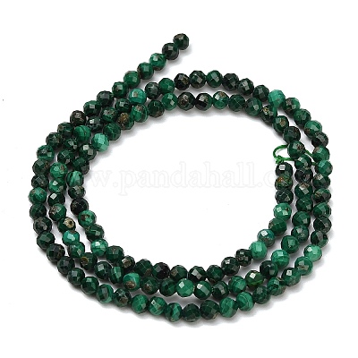 Природного малахита бисер нитей&nbsp;G-C262-A02-3mm-1