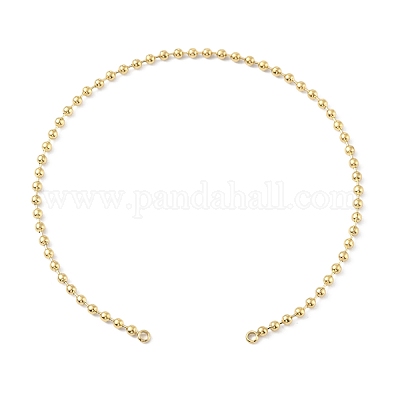 Wholesale Ion Plating(IP) 304 Stainless Steel Ball Chain Bracelet Making 