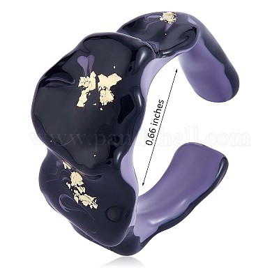 Кольцо-манжета с блестящей эмалью JR923A-1