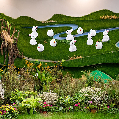 60 шт. 2 стиля смоляных кроликов и цыплят RESI-FH0001-67-1