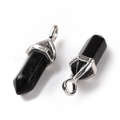 Подвески из натурального обсидиана G-K329-67P-1