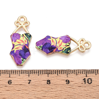 Подвески из эмали и сплава ENAM-T022-38KCG-05-1