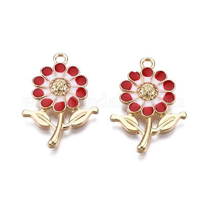 Подвески из эмали и сплава&nbsp;ENAM-F143-01-G-1