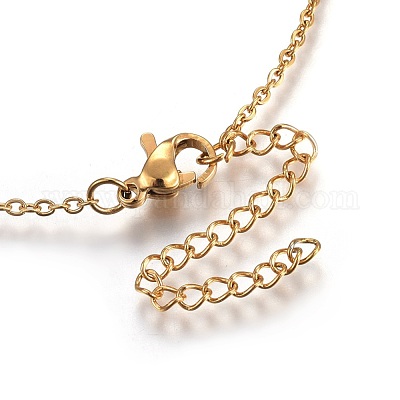 Подвески из нержавеющей стали 304 NJEW-O108-03G-1