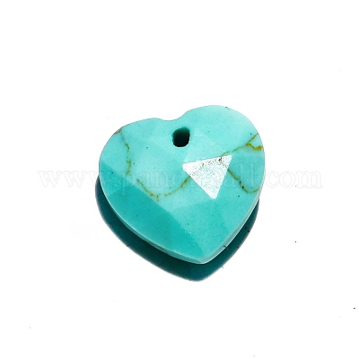 Breloques en turquoise synthétique&nbsp;PW-WGBC888-04-1