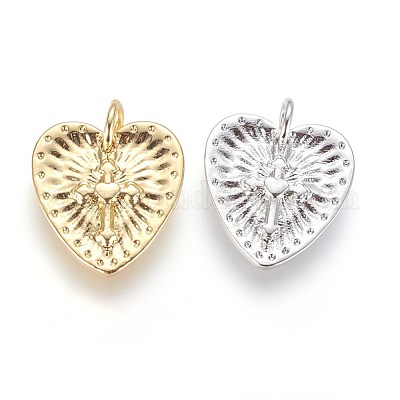 Латунные подвески сеттинги горный хрусталь KK-G364-07-1